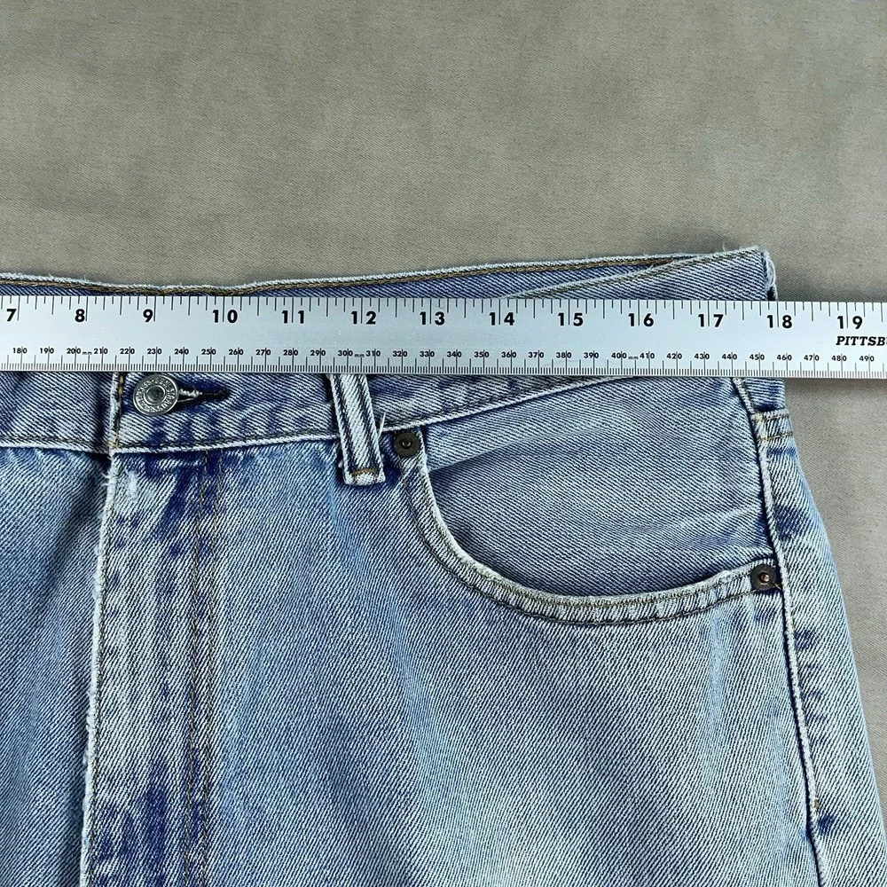 Vintage Levis 550 Jeans Mens‎ 36x32 Baggy Distressed Repaired Y2K (Fits 36x28.5)